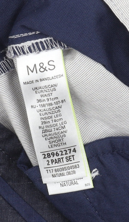 Marks and Spencer Men’s Grey Trousers, Size 36
