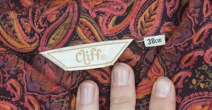 Cliff Unisex Multicoloured Paisley Button-Up Shirt