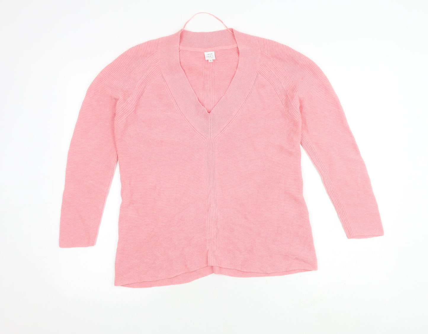 Womens UK Size 8 John Lewis & Partners Pink Cardigan Jumper