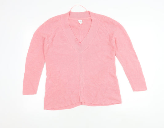 Womens UK Size 8 John Lewis & Partners Pink Cardigan Jumper
