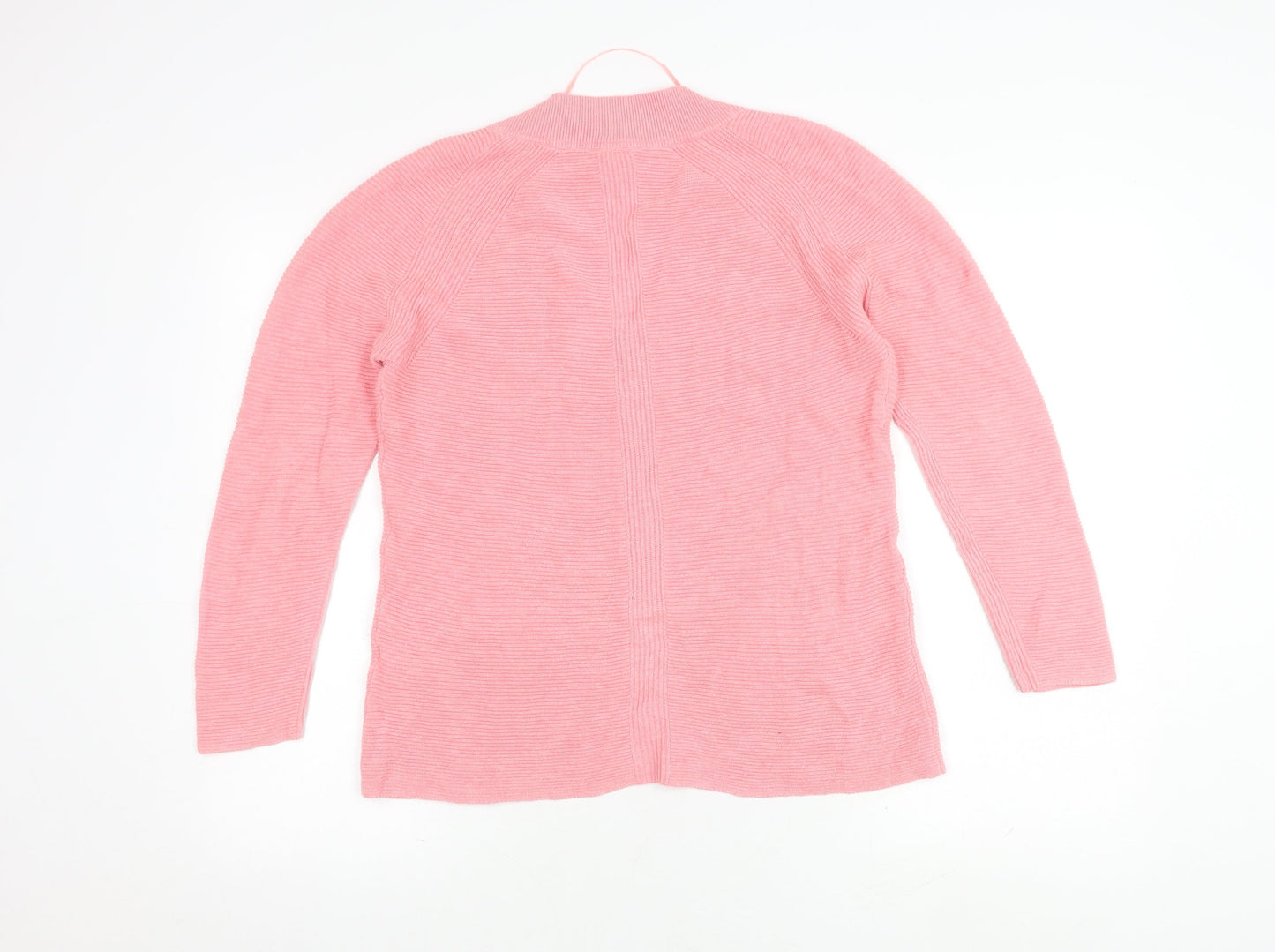Womens UK Size 8 John Lewis & Partners Pink Cardigan Jumper