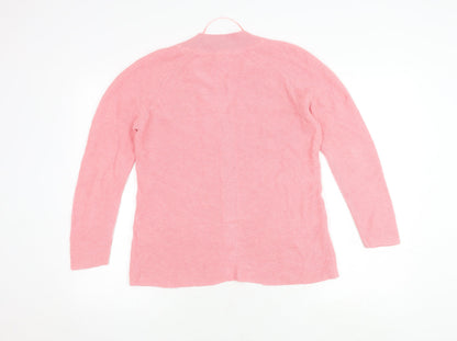Womens UK Size 8 John Lewis & Partners Pink Cardigan Jumper