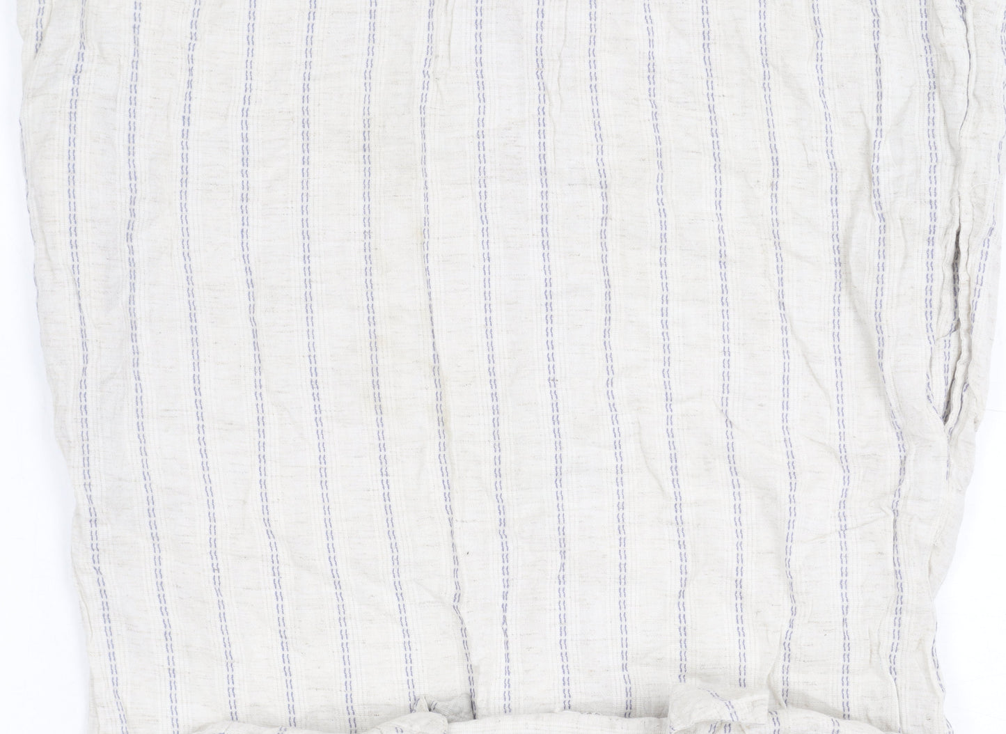 Jopra Women's Ivory Striped Shirt Dress M