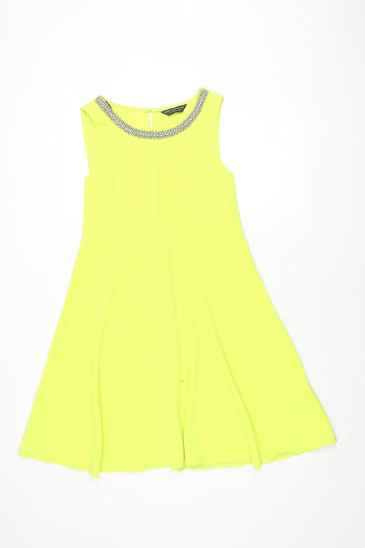 Dorothy Perkins Women’s Green Sleeveless Dress Size 14
