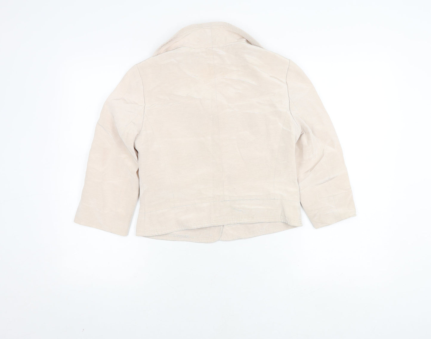 Wallis Beige Women's Blazer Size 10 Casual Spring