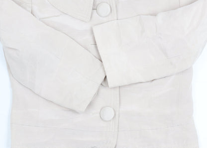 Wallis Beige Women's Blazer Size 10 Casual Spring