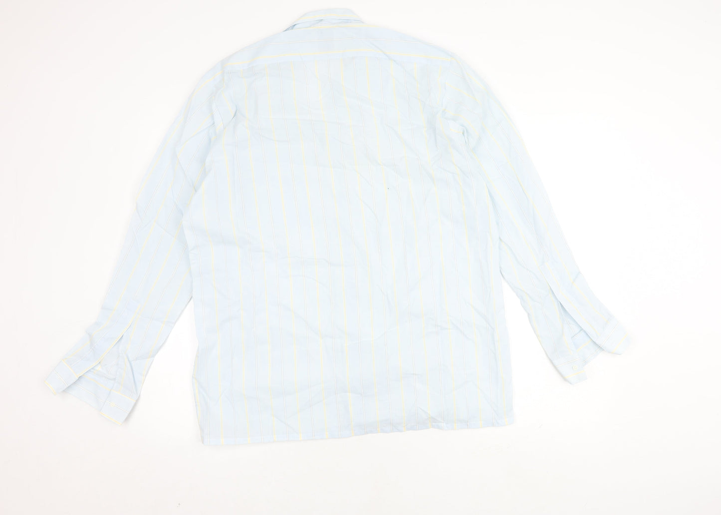 Henley Men's Multicoloured Casual Striped Long Sleeve Shirt