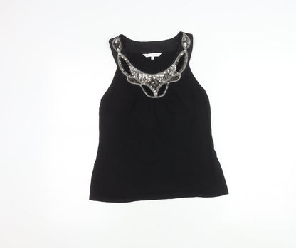Womens UK Size 12 Rocha John Rocha Black Camisole Blouse