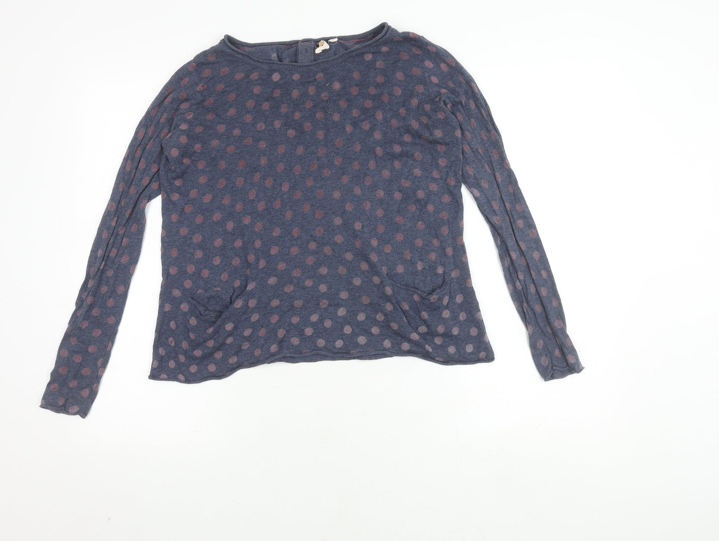 Womens UK Size 10 White Stuff Blue Basic Blouse