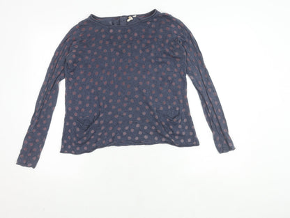 Womens UK Size 10 White Stuff Blue Basic Blouse