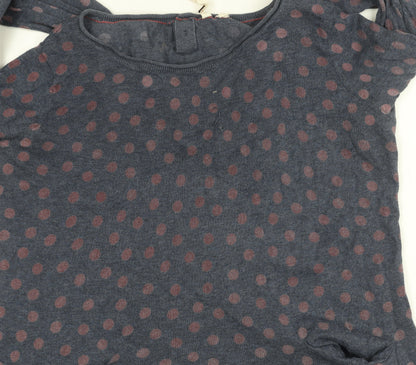 Womens UK Size 10 White Stuff Blue Basic Blouse