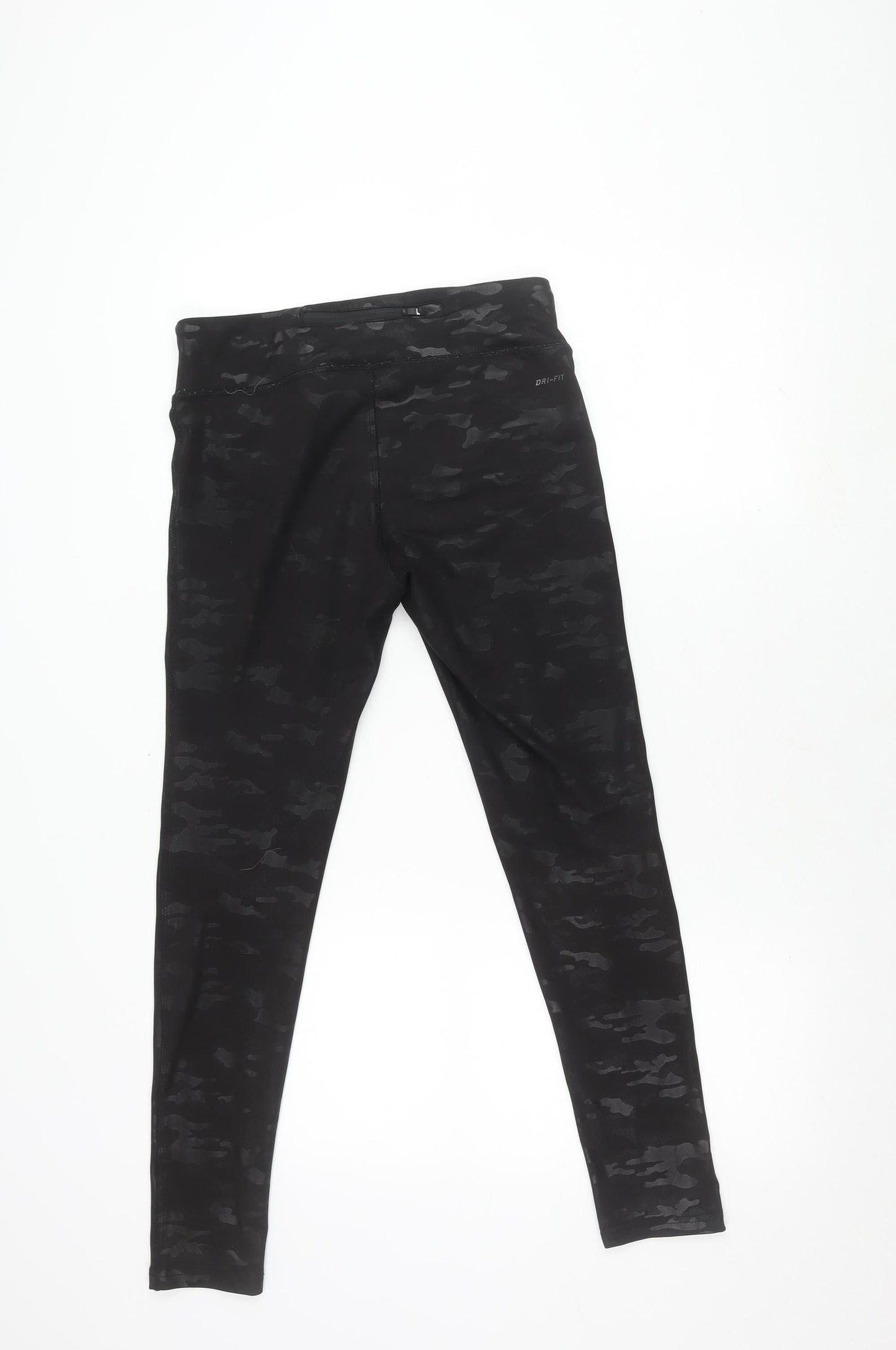 Nike Women's Black Camouflage Leggings - M
