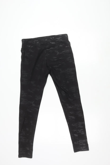 Nike Women's Black Camouflage Leggings - M