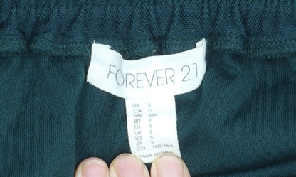 Forever 21 Women’s Green A-Line Short Lace Skirt