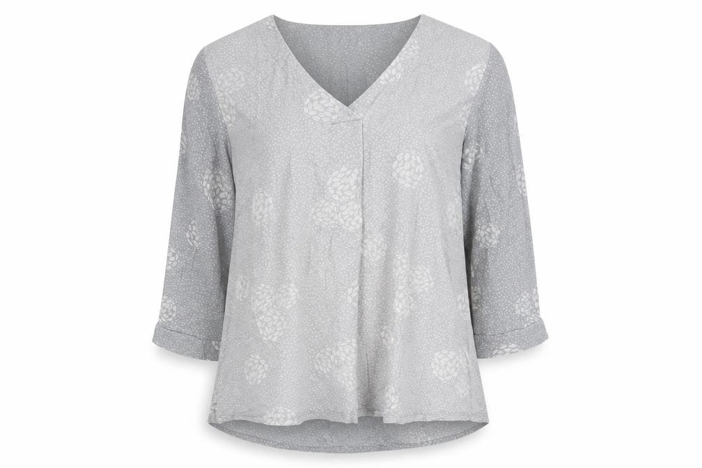 Womens UK Size 10 White Stuff Grey Basic Blouse