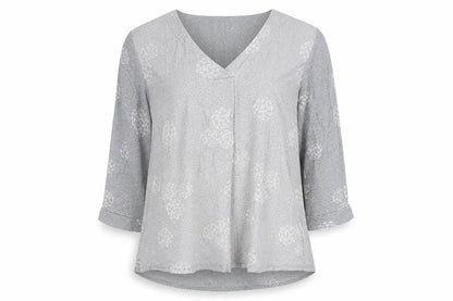 Womens UK Size 10 White Stuff Grey Basic Blouse
