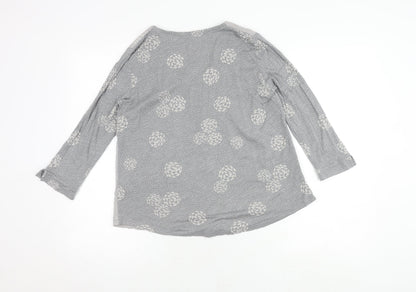 Womens UK Size 10 White Stuff Grey Basic Blouse