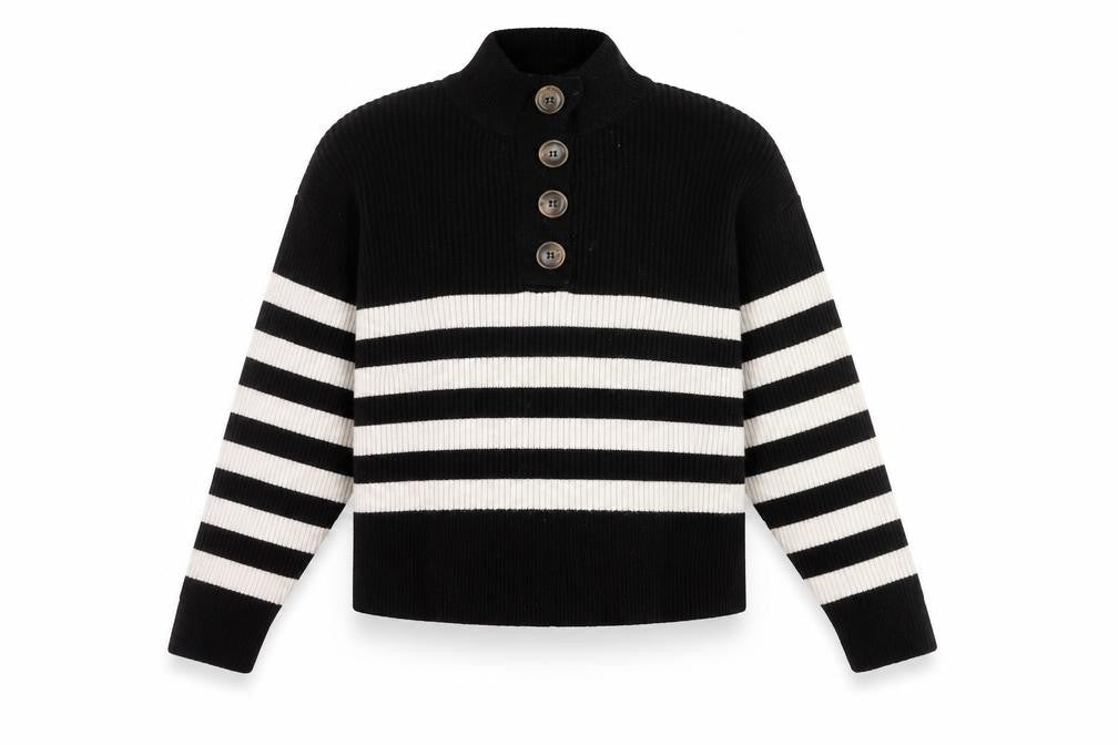 Womens UK Size 12 MNG Black Pullover Jumper
