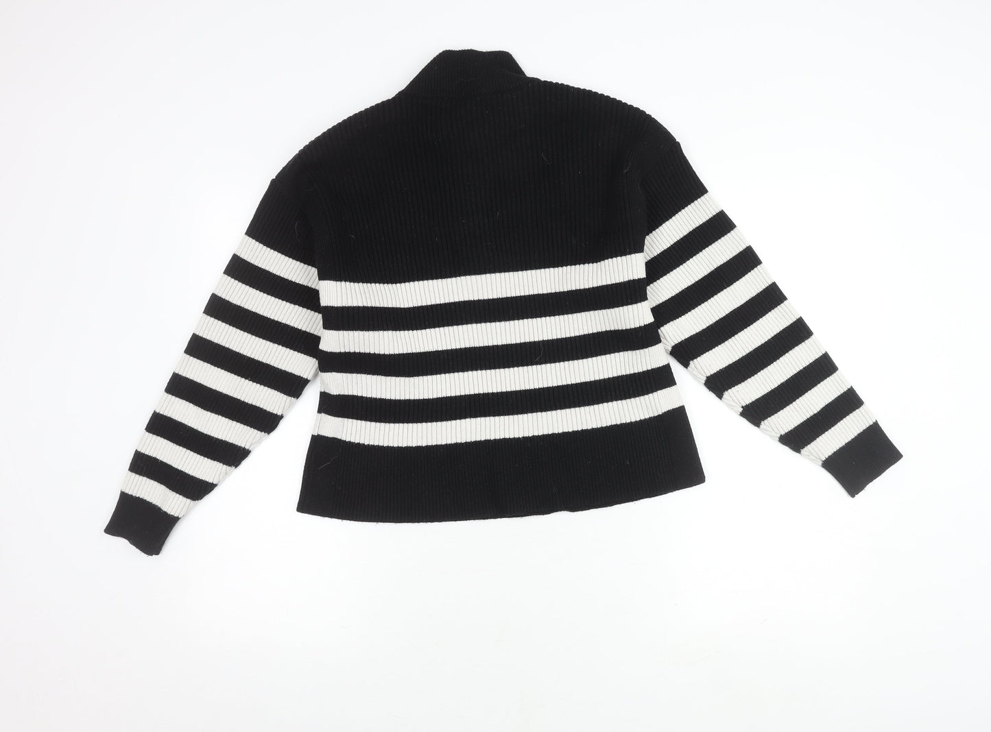 Womens UK Size 12 MNG Black Pullover Jumper