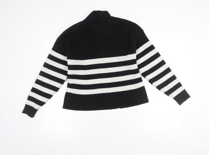 Womens UK Size 12 MNG Black Pullover Jumper