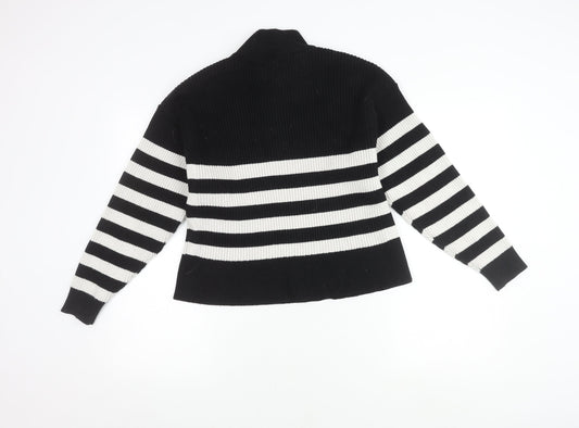 Womens UK Size 12 MNG Black Pullover Jumper