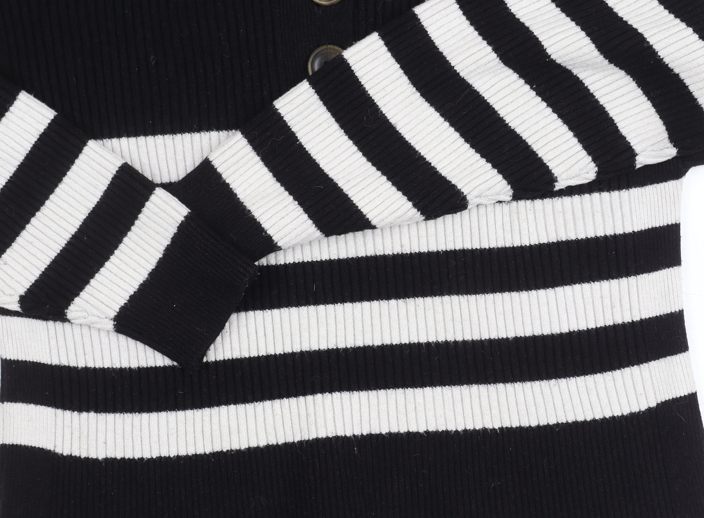 Womens UK Size 12 MNG Black Pullover Jumper
