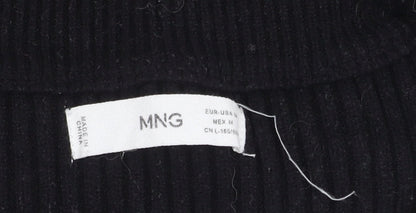 Womens UK Size 12 MNG Black Pullover Jumper