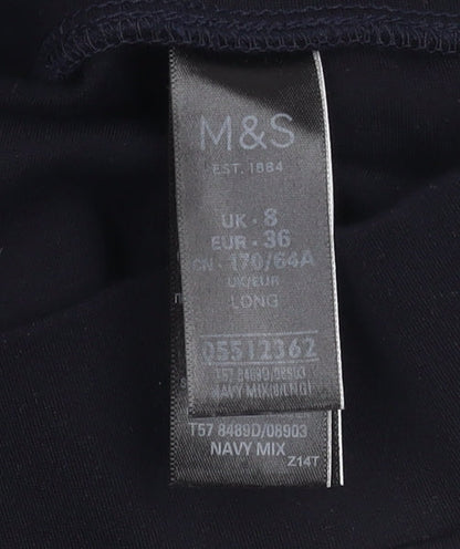 Marks and Spencer Women's Black Ankle Leggings Size 8