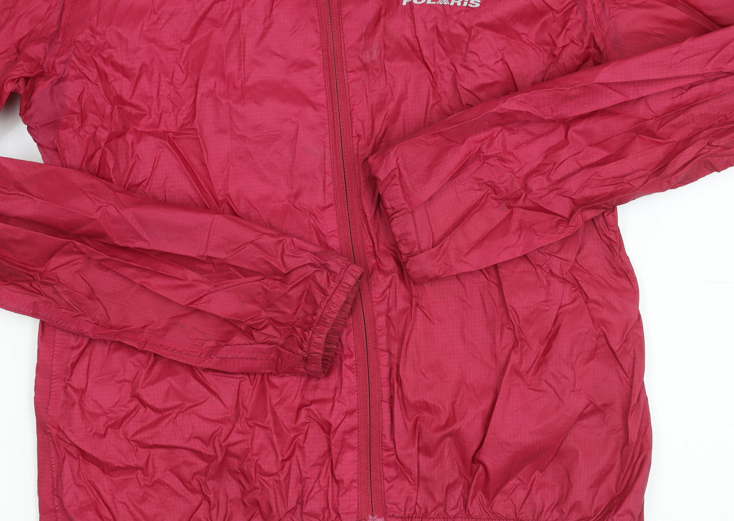 Polaris Women's Red Windbreaker Jacket Size 12