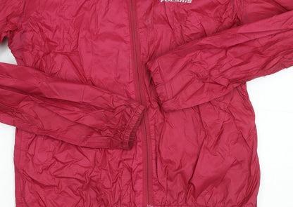 Polaris Women's Red Windbreaker Jacket Size 12