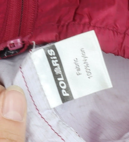 Polaris Women's Red Windbreaker Jacket Size 12