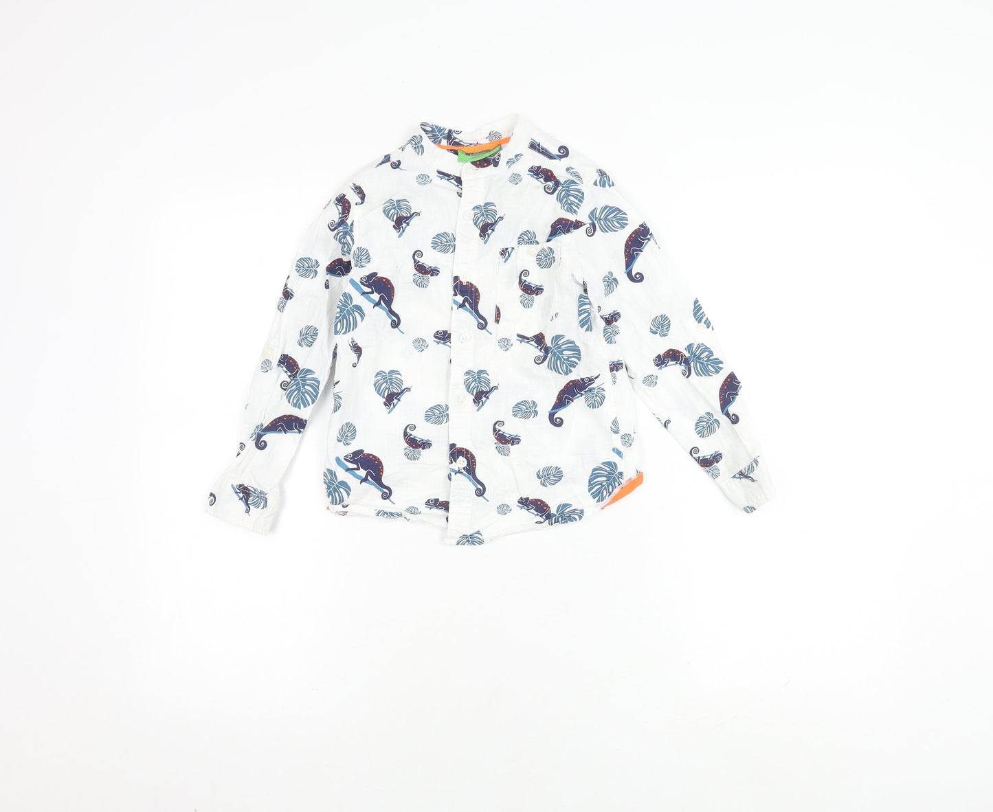 Mountain Warehouse Boys Animal Print Long Sleeve Shirt, 5-6 Years, White
