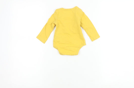 Disney Unisex Yellow Babygrow 6-9M Minnie Mouse Cartoon