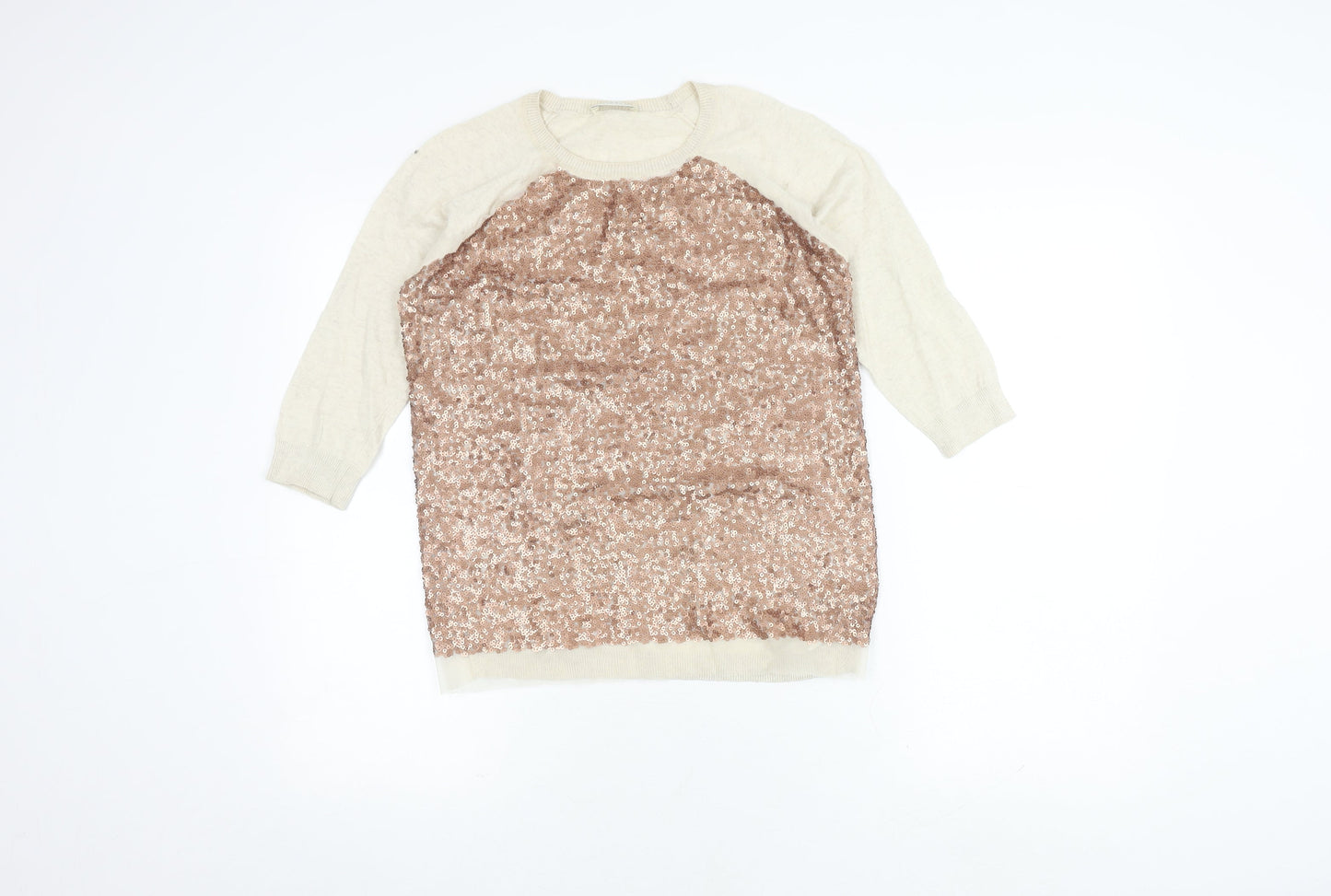 Womens UK Size 6 Whistles Ivory Pullover Jumper