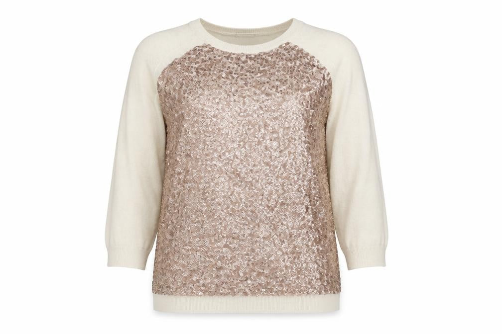 Womens UK Size 6 Whistles Ivory Pullover Jumper