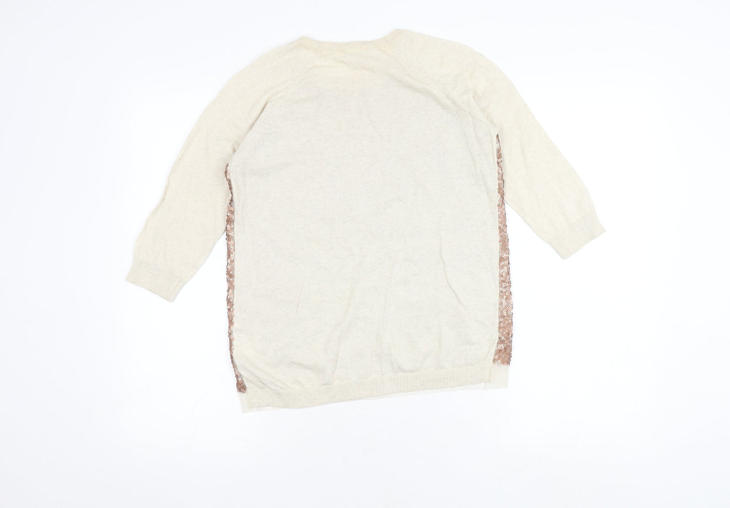 Womens UK Size 6 Whistles Ivory Pullover Jumper