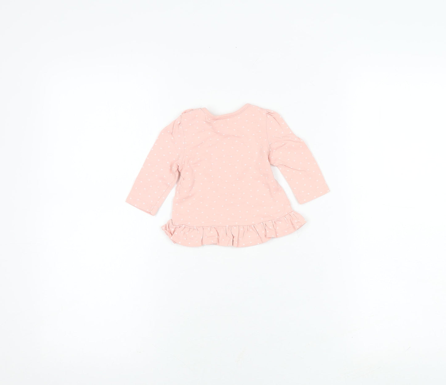 Disney Baby Pink Long Sleeve Minnie Mouse Top 0-3 Months