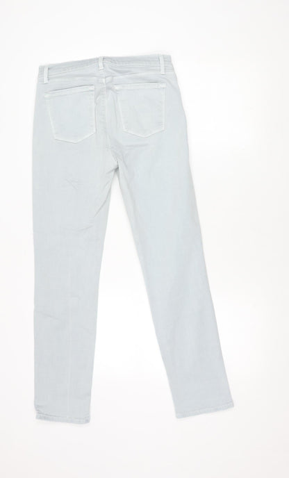 Womens UK Size M J Brand Slim Fit Straight Blue Jeans