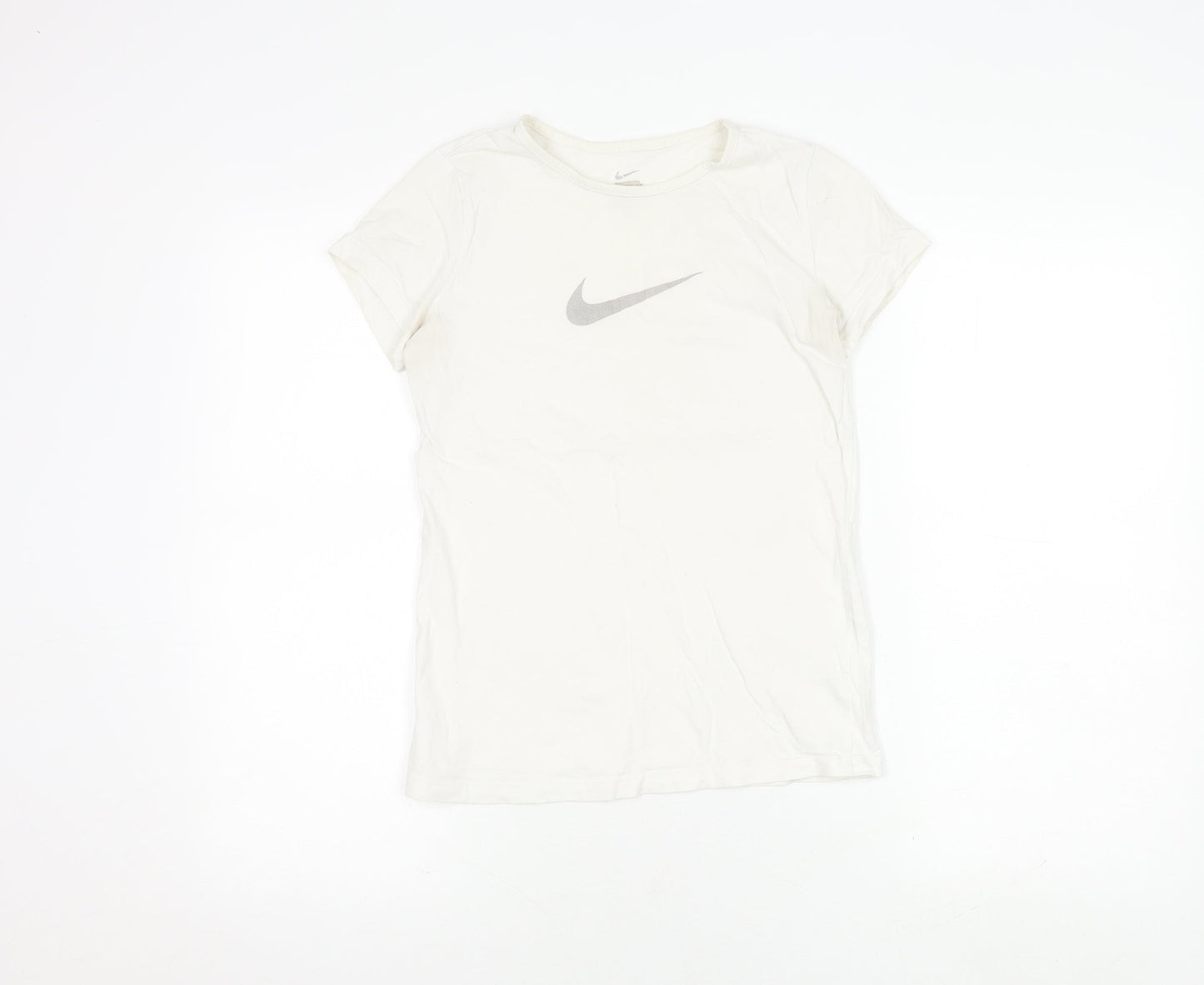 Teens UK Size L Nike White Basic T-Shirt