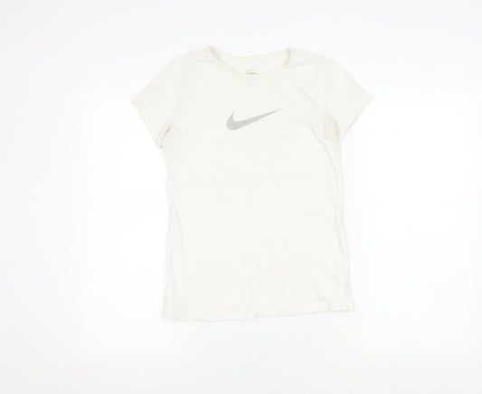 Teens UK Size L Nike White Basic T-Shirt