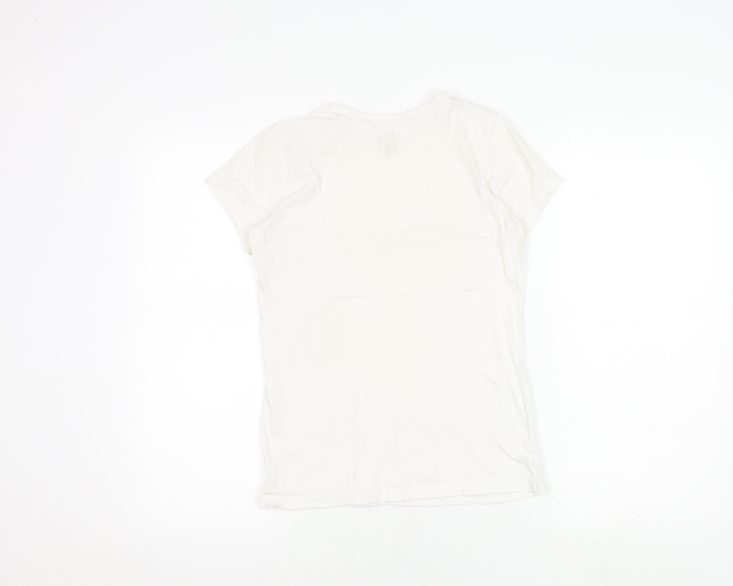 Teens UK Size L Nike White Basic T-Shirt