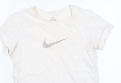 Teens UK Size L Nike White Basic T-Shirt