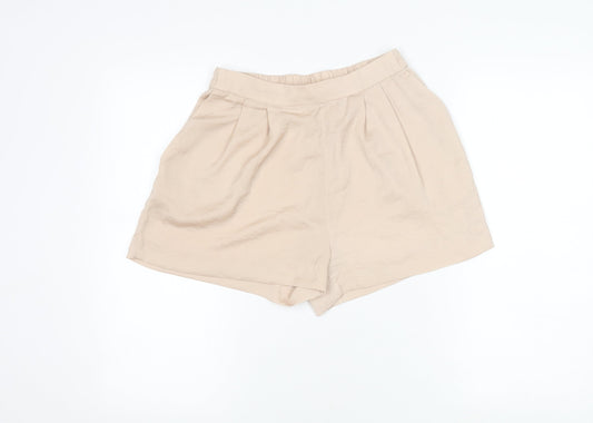 H&M Women's Beige Culotte Shorts Size 8