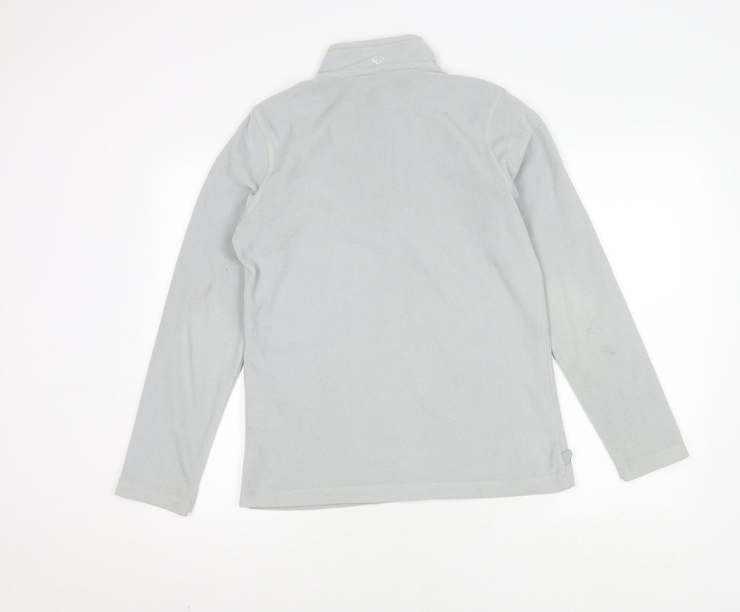 Regatta Women's Grey Full Zip Fleece Sweatshirt Size 10