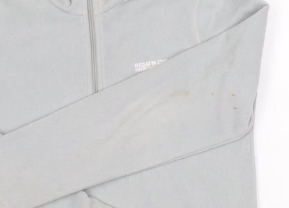 Regatta Women's Grey Full Zip Fleece Sweatshirt Size 10