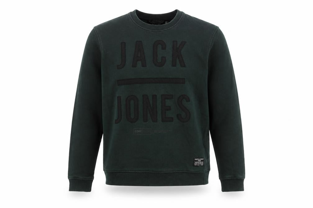 Mens UK Size S JACK & JONES Green Pullover Sweatshirt
