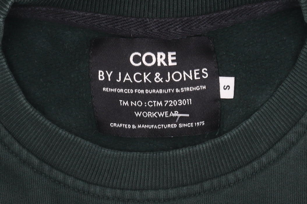 Mens UK Size S JACK & JONES Green Pullover Sweatshirt