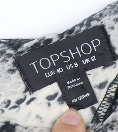 Topshop Women's Multicoloured Dress Size 12