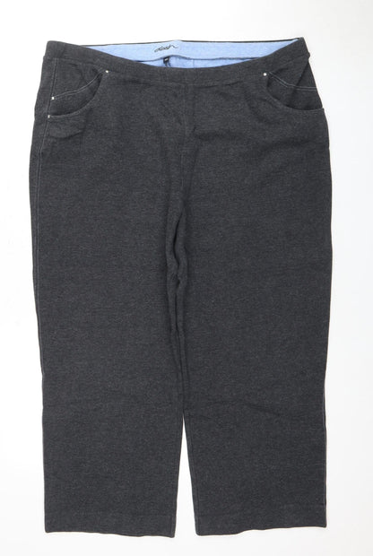 Dash Women's Grey Jegging Size 20 Cotton Blend