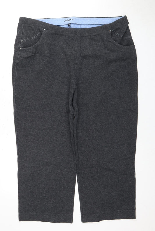 Dash Women's Grey Jegging Size 20 Cotton Blend
